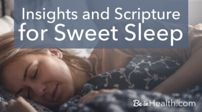 Sweet Sleep Scripture - Be in Health